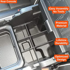 Vehicle OCD - Lower Center Console Organizer for RAM 1500/2500/3500 (2019-2026) (Longhorn and Limited models ONLY) - Made in USA - SLX162