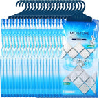 Hanging Moisture Absorber Fresh Cotton 10.6 oz/300g | Moisture Absorbing Bags for Bathroom, Closet, Kitchen & Vehicles |