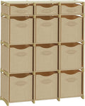 Cube Storage Organizer with Storage Bins Included - The Perfect Closet Organizers and Storage Solution. Includes 12 Storage C