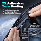 Car Window Tint BLACKGLASS IX® Professional Quality Film Tinting Roll for Car, Van & Vehicles (5% VLT, 20ft x 2ft, 2 Ply, Limo Black) Solar, Glare and Privacy with Installation Instructions