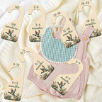 R HORSE Wooden Baby Closet Dividers - 8Pcs Mallard Duck Baby Closet Organizer Double-Sided Newborn Clothes Size Hanger Divide
