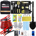 Car Emergency Kit,Emergency Roadside Kit for Car,Car Accessories for Women or Men,Car Safety Kit with Jumper Cables 11.8 FT,T