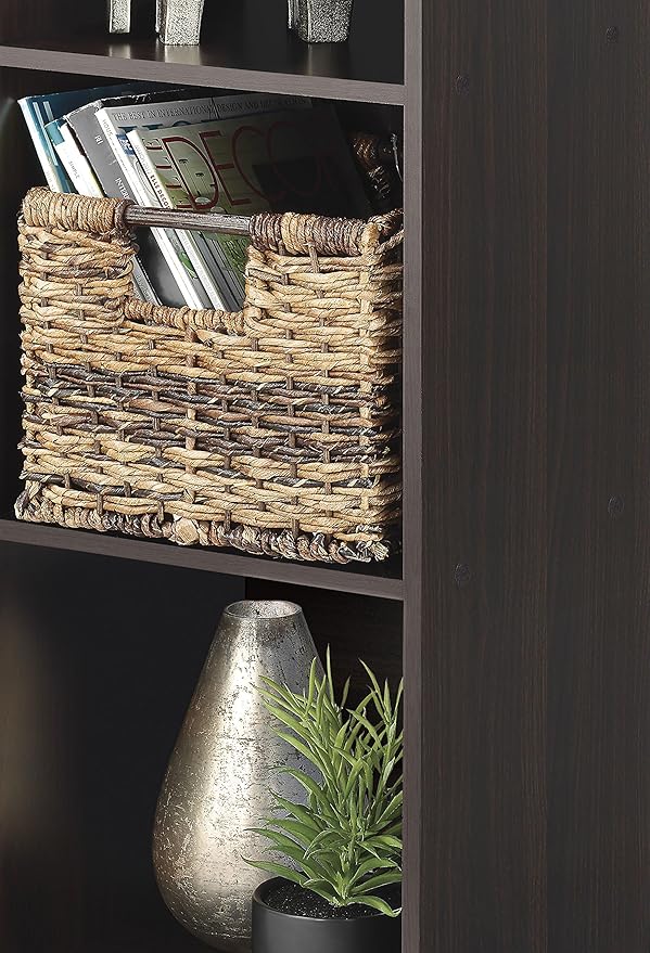 Whitmor 3 Cube Bookcase, 3 Tier Stackable MDF Bookself, Open Storage Display Organizer, Storage Cabinet for Living Room, Bedr
