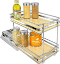 LYNK PROFESSIONAL® Élite™ Pull Out Spice Organization for Cabinets - 6-3/8 inch Wide – Spice Rack for Inside Cabinets – Wood/