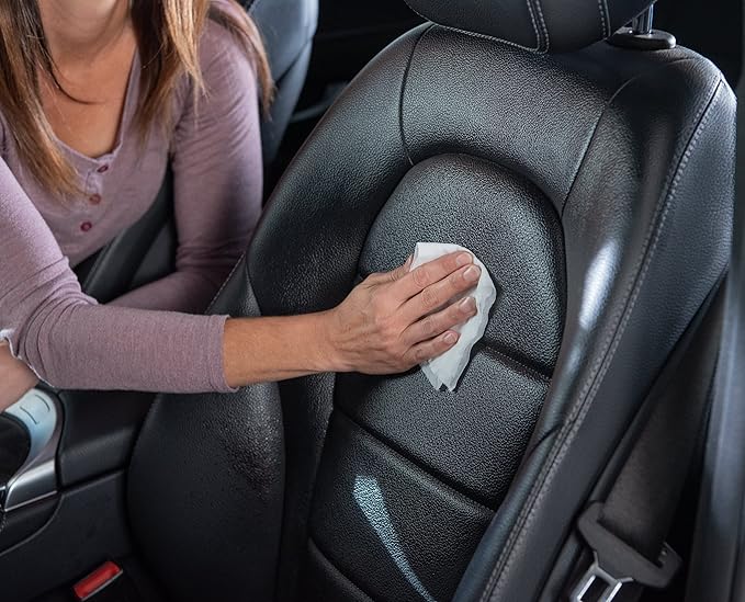 Weiman Leather Cleaner & Conditioner - Cleans, Restores & Protects Leather, UV Protection Prevent Cracking & Fading, For Car 