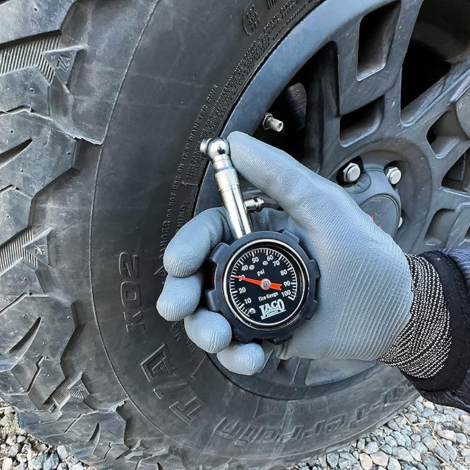 JACO Deluxe Tire Pressure Gauge - 100 PSI