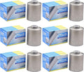 750 Grams 6pcs Gun Safe Dehumidifier, Reusable Canister Desiccant Dehumidifier, Rechargeable 1.65 Lbs Indicating Silica Gel O