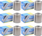 750 Grams 6pcs Gun Safe Dehumidifier, Reusable Canister Desiccant Dehumidifier, Rechargeable 1.65 Lbs Indicating Silica Gel O