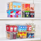 theaoo Large Stackable Refrigerator Organizer Bins