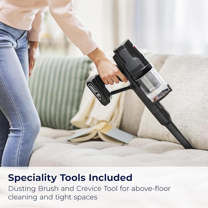 Bissell CleanView XR 200W Lightweight Cordless Vacuum w/Removable Battery, 35-min runtime, Tangle-Free Brush Roll, LED Lights