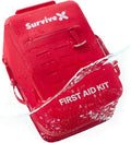 Large Waterproof First Aid Kit for Car, Travel & Home - Emergency Kit for Hiking, Camping, Backpacking and Outdoors - Include