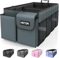 HOTOR Trunk Organizer for Car - Car Organizer, Foldable Trunk organizer for SUVs & Sedans, Sturdy Car Organization for Car Ac