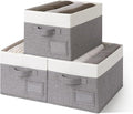 GRANNY SAYS Fabric Storage Bins, Closet Storage Bins for Clothes, Shelf Storage Baskets with Handles, Collapsible Storage Box