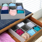 Household Essentials Drawer Organizer Tray 2 Pack, Gray