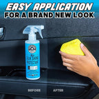 Chemical Guys Silk Shine Tire and Trim Dressing and Protectant – Non-Greasy Vinyl, Plastic & Rubber Spray, Plastic Restorer f