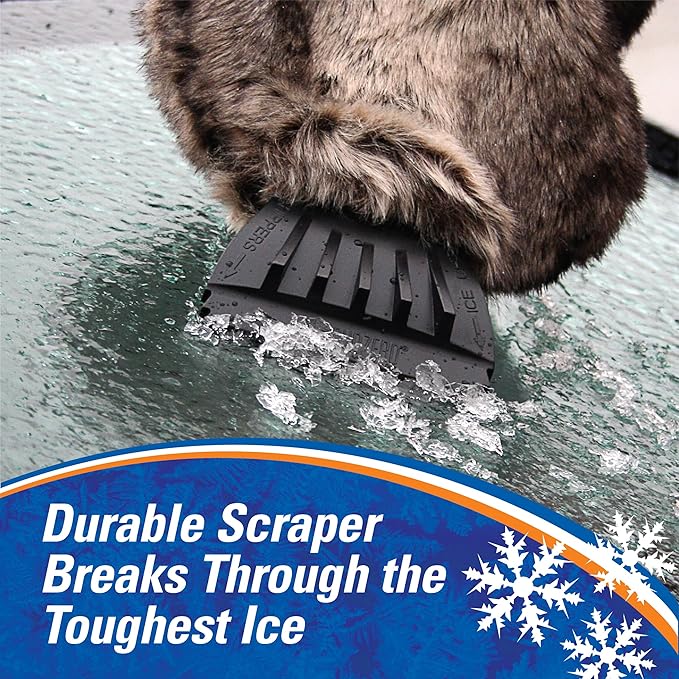 Subzero 13929 Faux Fur Ice Scraper Mitt for Car, SUV, Trucks