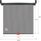 Munchkin Brica Sun Safety Car Window Shade with Heat Alert, Helps Block UVA/UVB Rays, 2 Pack, Black