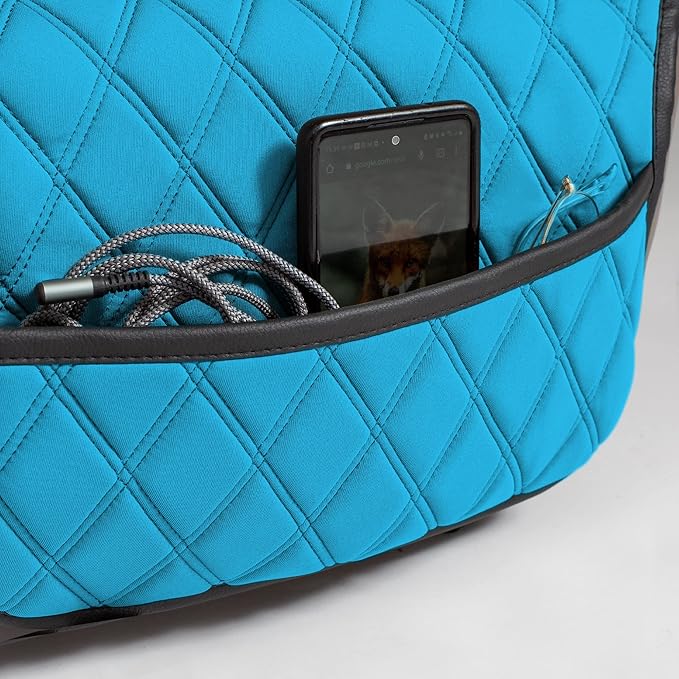FH Group Car Seat Cushion – Neosupreme Single Front Seat Cover with Front Pockets, Airbag Compatible, Universal Fit Car Seat 