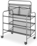 Whitmor 4-Tier Metal & Mesh Shoe Rack, Gunmetal