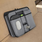 Munchkin Out-n-About Trunk Organizer for SUVs and Cars with Portable Changing Pad and Wet Baby Wipes for Diaper Changes On-the-Go, Collapsible, Grey