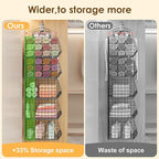 Capacity Upgrade Edition Deeper 4'' 5 Tier Foldable Hanging Closet Organizer and Storage，Wire Cabinet Shelves and Rack with 5