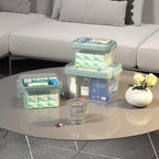 Covetree 2-Pack Clear Plastic Medicine Storage Organizer & First Aid Box – Multi-Layer Medicine Storage Box, Durable Medicine