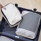 Toncoke 8-Piece Packing Cubes for Travel, Mesh Luggage Organizers with Shoe Bag, Toiletry Bag, Laundry Pouches, 4 Sizes (XL/L