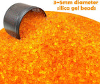 Gun Safe Dehumidifier 200g - Small Reusable Indicating Silica Gel Canister, Portable Moisture Absorber Prevents Corrosion