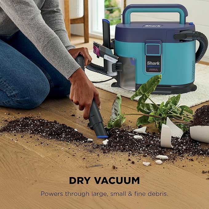 Shark EveryMess™ | Ultra-Powerful 3-in-1 Wet Vac, Dry Vac, & Stain Eliminator | StainForce Technology, Perfect for Homes, Pet