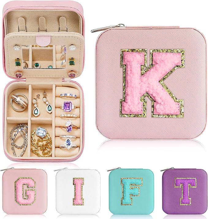Parima Gifts for Women - Personalized Gifts for Women Wife, Travel Jewelry Case Jewelry Boxes for Birthday Gifts for Mom Her 