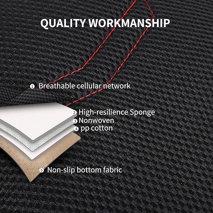 Car Seat Covers,Leather Seat Covers,Breathable and Sporty Car Seat Cover,Universal Fit Automotive Seat Covers for Truck Cars 