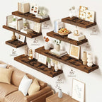 Vivelove Floating Shelves for Wall Mounted, 32 Inches Long Shelves, Display Shelf for Bathroom Living Room Kitchen Bedroom Of