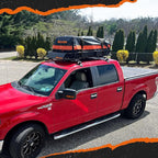 Mockins 64"x39"x6" Extendable Roof Rack Cargo Carrier | 250 Lbs. Capacity Weatherproof Steel Roof Basket | Rooftop Cargo Carrier Set w/Ratchet Straps & Bungee Net for SUV, Van, & Car Roof Storage