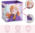 Polycanvas Disney Frozen 2 Collapsible Storage Cubes, Set of 2, 10"x10"