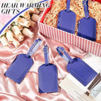 Dunzy 30 Pieces Leather Luggage Tag Women Identifiers Travel Suitcase Tags for Luggage Travel Backpack Bag Wedding Favors Wom