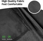 ZATOOTO Car Window Shades - 2 Pcs Black Silk Side Front Protection Covers - Magnetic Privacy Sun Shades Curtain Keeps Cooler for Baby Kids Sleeping