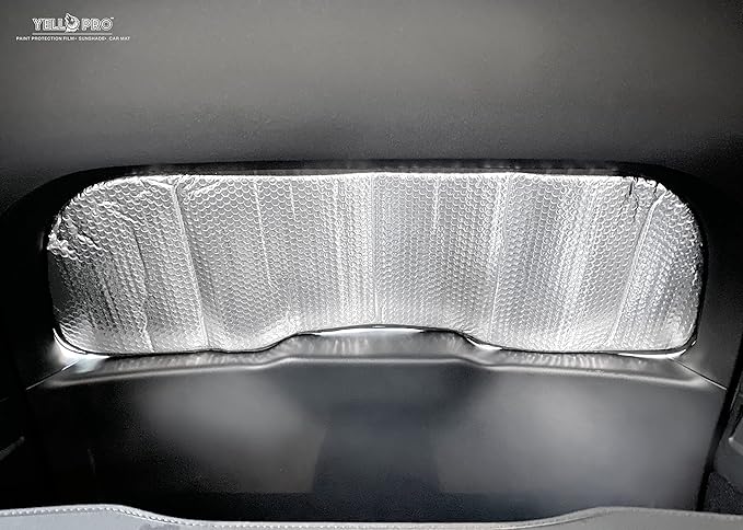 YelloPro Rear Tailgate Window Sunshade Custom Fit for 2020 2021 2022 2023 2024 2025 2026 Mercedes-Benz GLB-Class SUV, UV Reflector Sun Protection Accessories