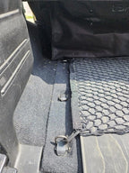 Rear Trunk Organizer Cargo Net for Jeep Wrangler 2018-2025 - ONLY for 4 Door Trims - Floor Style Web Mesh Cargo Net for SUV -
