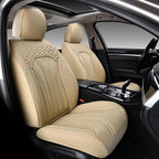 FLORICH Leather Seat Covers, Seat Covers Full Set, Car Seat Protectors 5 Seats, Automotive Seat Covers Fit for Most Cars Truc