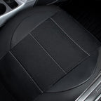 CAR PASS Universal Leather Two Front Seat Covers,Sport seat Covers fits Most Cars, SUVs, Trucks, and Vans Airbag Compatible (