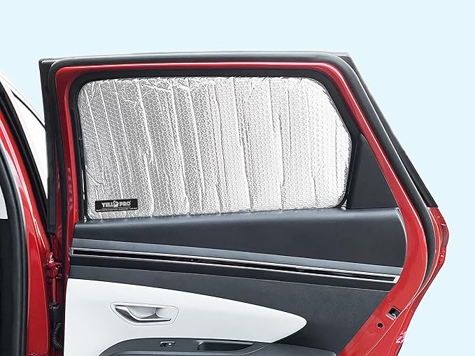 YelloPro Auto Side Window Rear Seat 2nd Row Sunshade (2PCS) Custom Fit for 2025 2026 Toyota Crown Signia SUV, XLE, Limited, UV Protector Insulated Blockout Accessories [Made in USA]