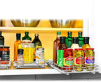 LYNK PROFESSIONAL® Pull Out Spice Organization for Cabinets - 10-3/8 inch Wide – Spice Rack for Inside Cabinets, Slide Out Sp