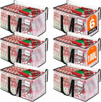 RoomHacks Clear Heavy Duty Extra Large Storage Bags, Reinforced Handles and Double Zippers, Packing Bags Alternative to Movin