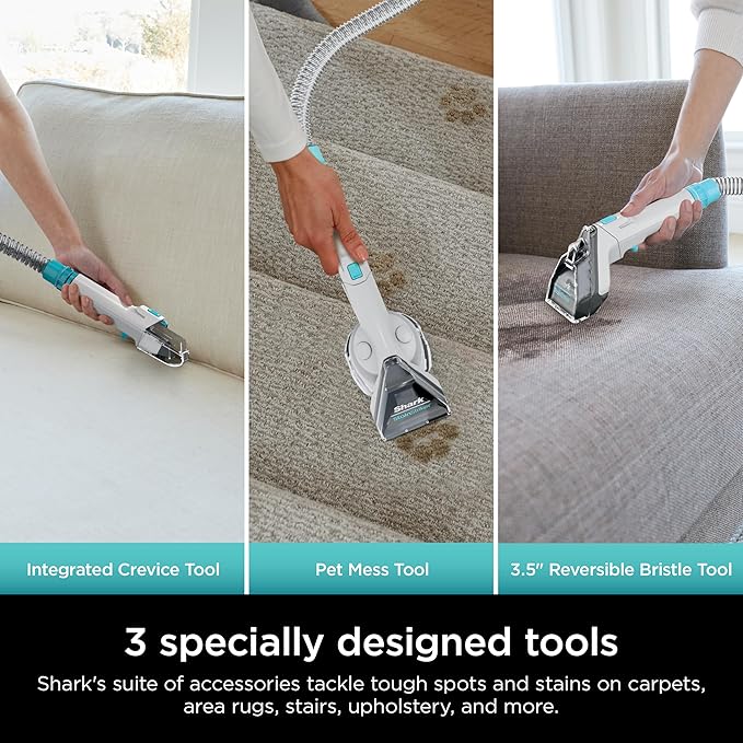 Shark StainStriker Portable Carpet, Upholstery & Area Rug Cleaner with Pet Mess Extractor, Stain & Odor Remover, Perfect for 