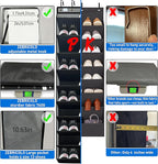 [Improve Over The Door Shoe Organizer, Extra Large 10 Tiers, Over Door Shoe Organizer, Coated Hooks Grip Firmly Without Scrat