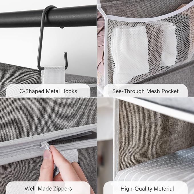 Jumbo Closet Organizers with Under Bed Shoe Storage