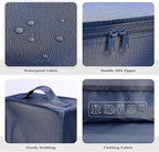 Mossio 6 Set Packing Cubes with Shoe Bag - Lightweight Travel Luggage Suitcase Organizers