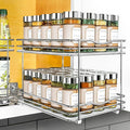LYNK PROFESSIONAL® Pull Out Spice Organization for Cabinets - 8-3/8 inch Wide – Spice Rack for Inside Cabinets, Slide Out Spi