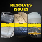 Meguiar's Leather Care Kit,This Car Care Kit Includes a Premium Car Leather Cleaner and Conditioner, Drill Backing Plate, Cle