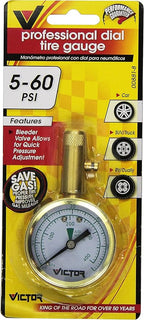 Victor 22-5-00881-8 Professional Dial with Bleeder Valve Tire Gauge, Multi, One Size